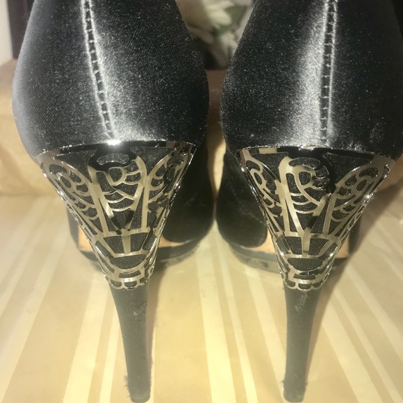 BCBGMaxAzria Satin Evening Shoe - Picture 3 of 6